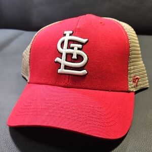 47 Brand St. Louis Cardinals Red and Tan Snapback Cap